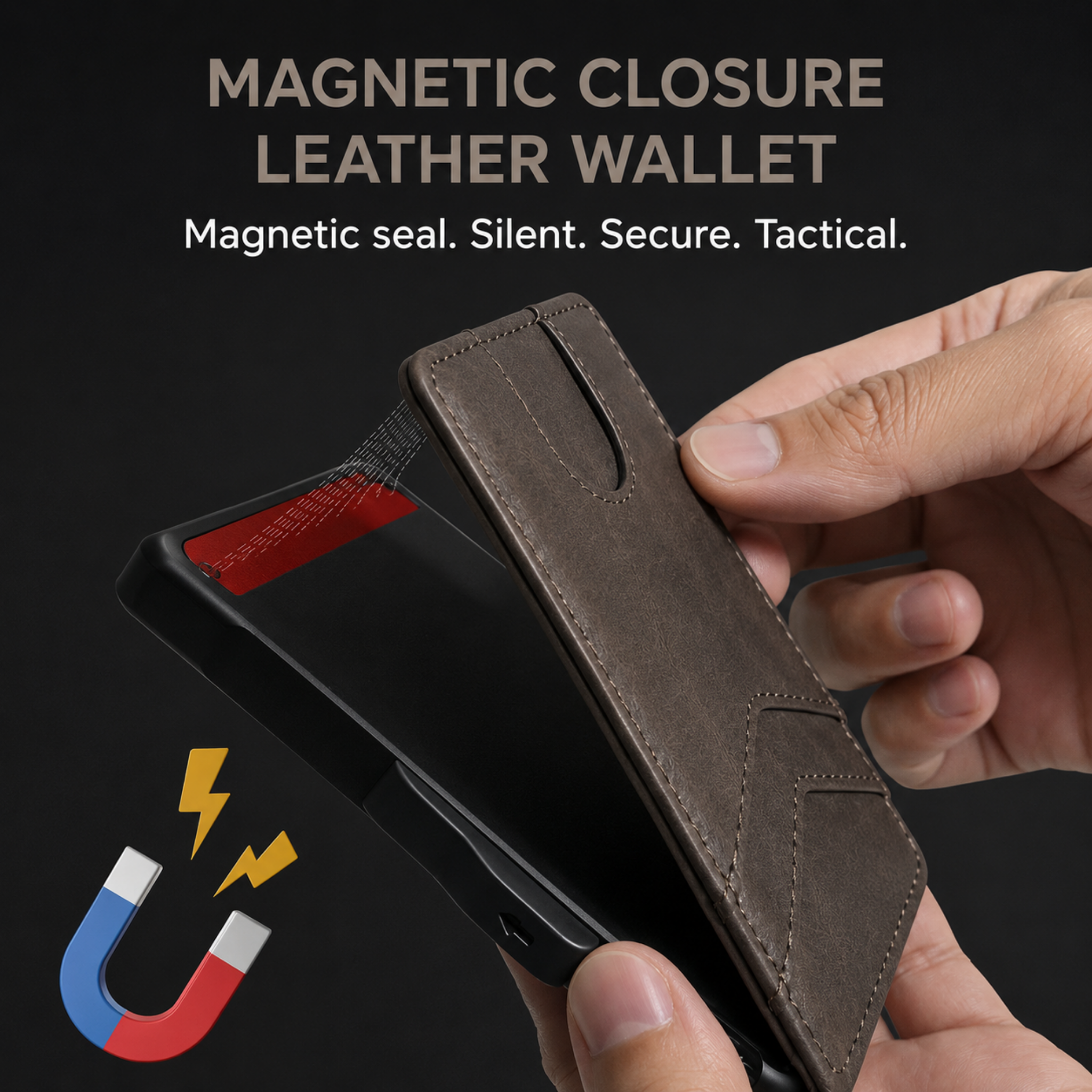 Meracines MagVault® Minimalist Wallet - Maximum Capacity. Minimal Footprint.