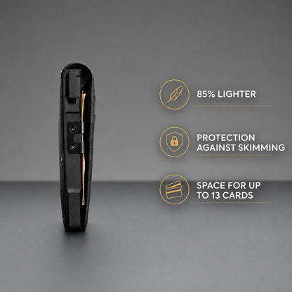 Meracines MagVault® Minimalist Wallet - Maximum Capacity. Minimal Footprint.