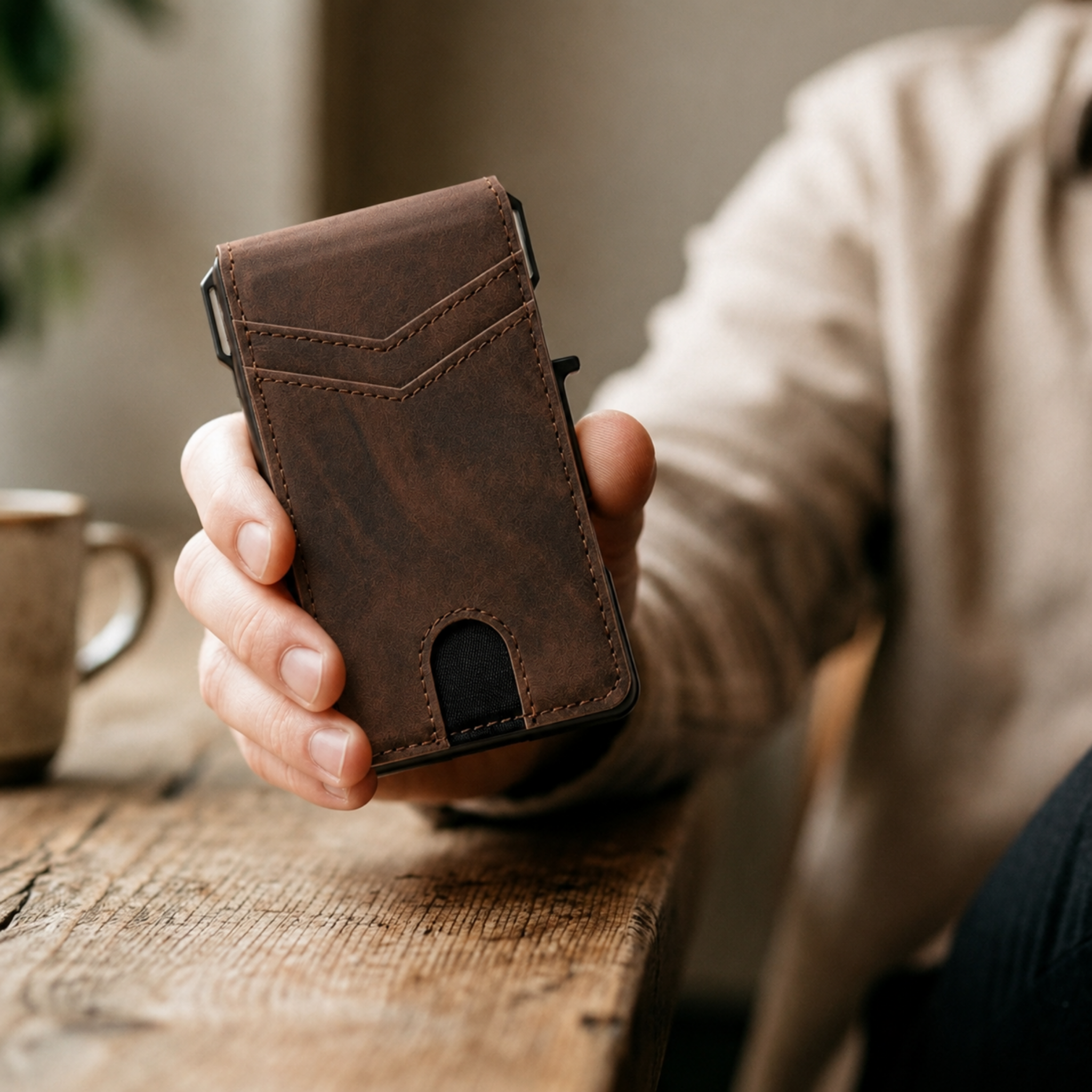 Meracines MagVault® Minimalist Wallet - Maximum Capacity. Minimal Footprint.