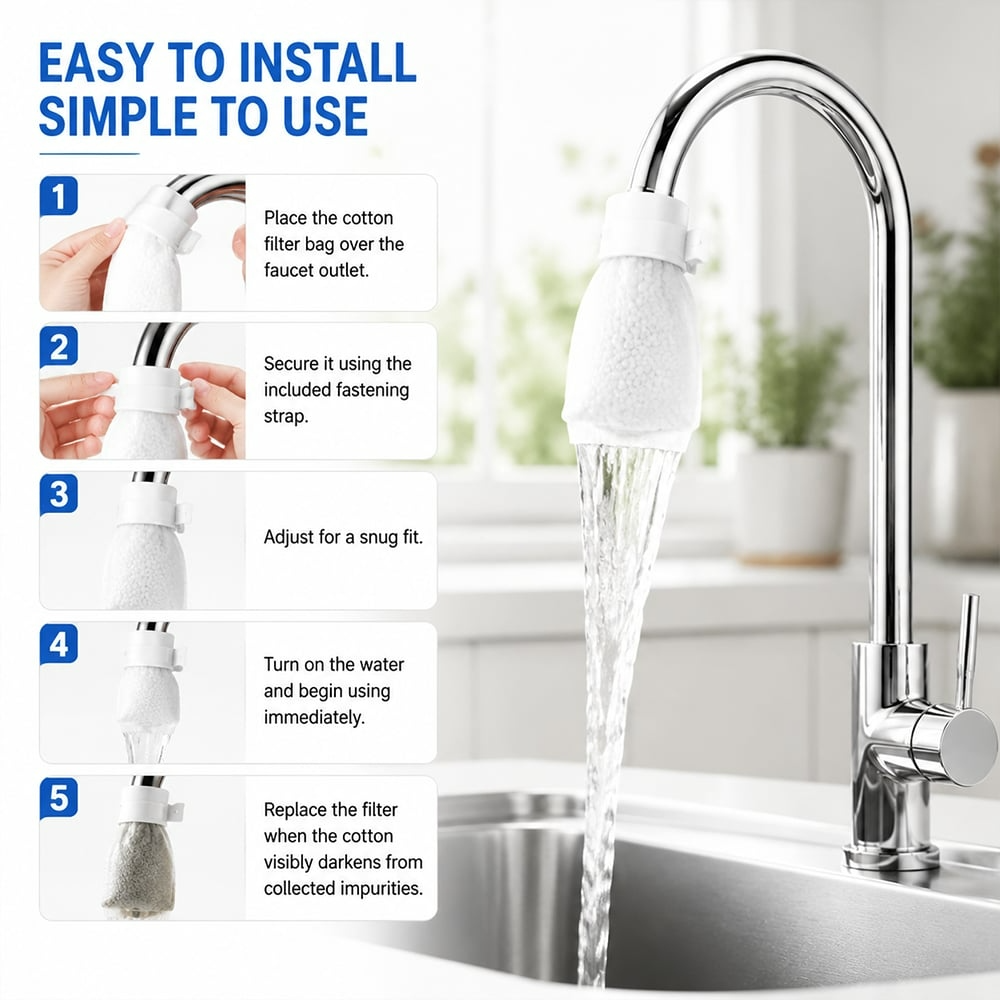 Faucet Filter Cotton Bags